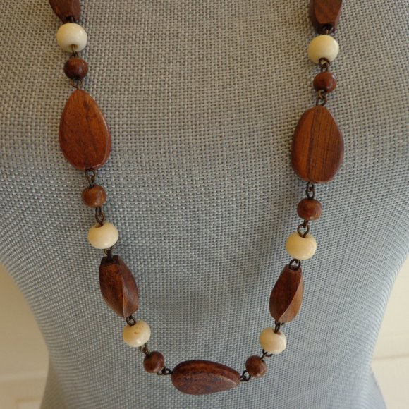 Sonoma 2 PC Set Multi Strand Beaded & Long Necklaces Southwestern Brown NEW - Picture 7 of 8